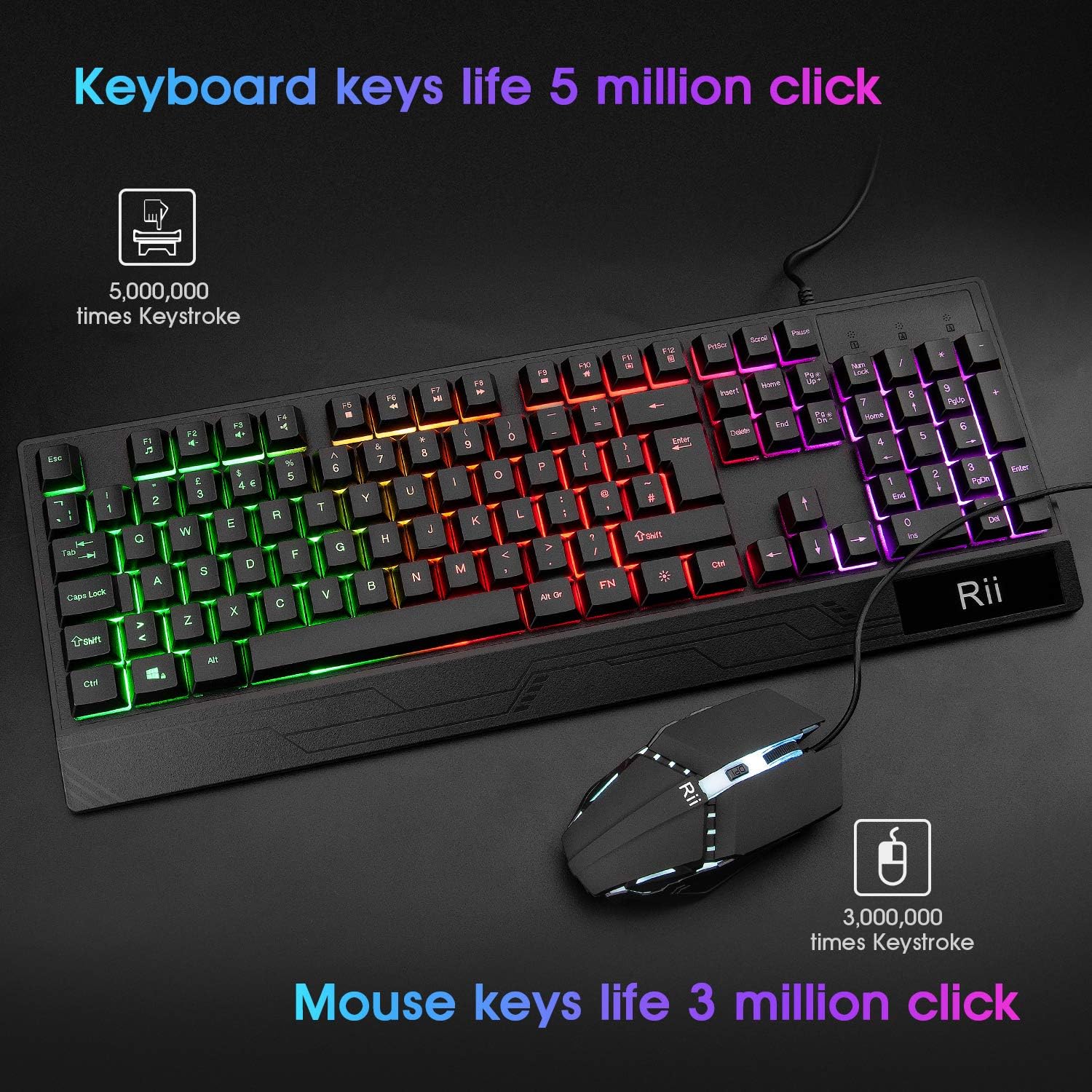 Is this the perfect gaming combination? The Rii Gaming Keyboard and Mouse.