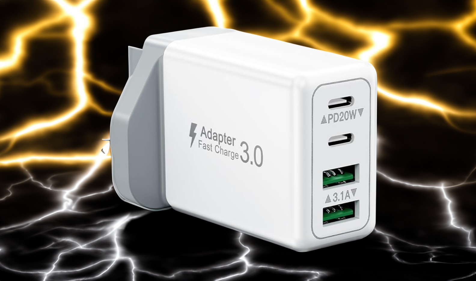 Low battery anxiety? It could be time to take a look at the the Suiwel 40W 4-Port Fast Charger